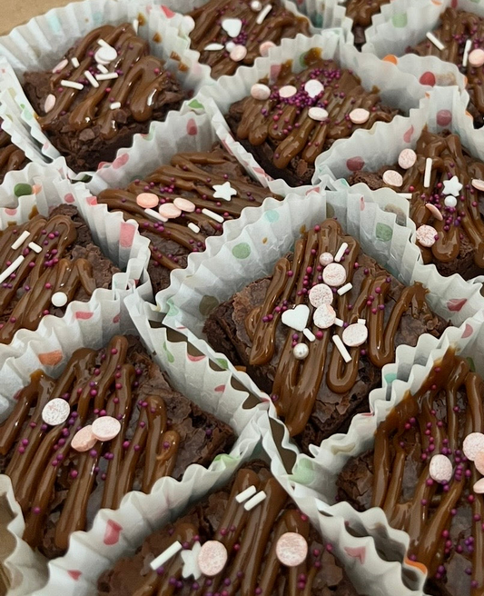 Brownies con topping